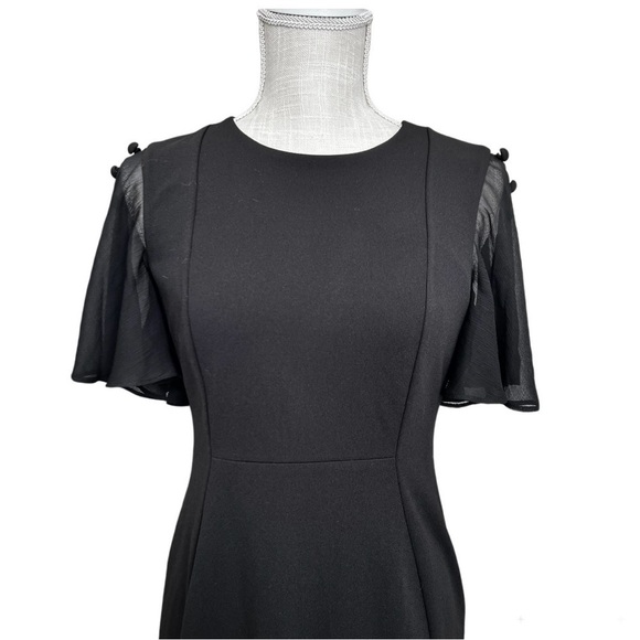 Calvin Klein Crepe Chiffon sheath Women Size 6P - Picture 6 of 11